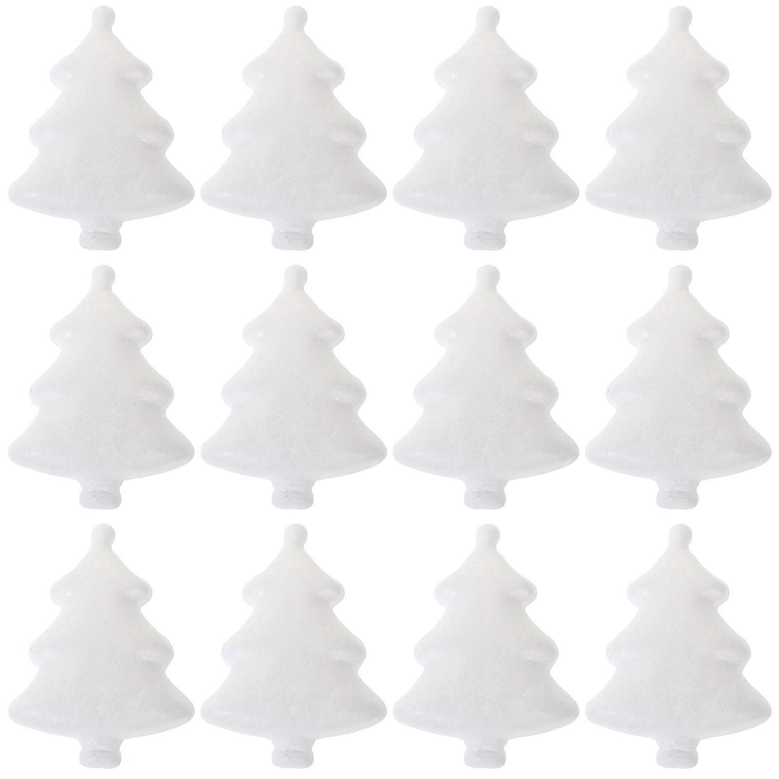 Christmas Tree Decoration for Party Use 24Pcs Creative Snowflake Solid White