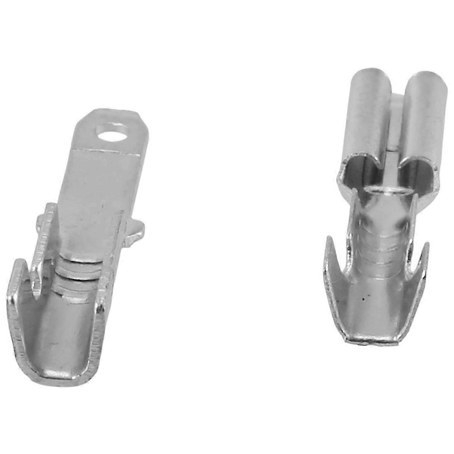 200PCS Male/Female Spade Crimp Terminals Electrical Insulating Sleeve Wire Wrap Connector