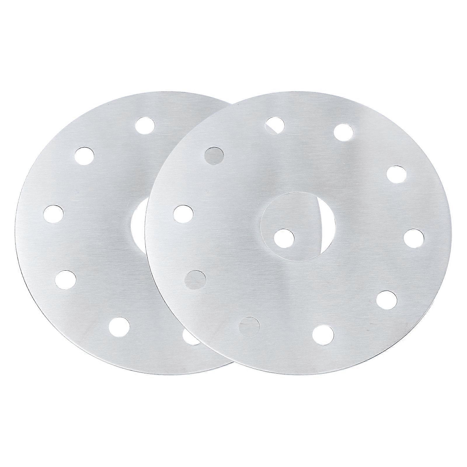 Induction Adapter Heat Diffuser Disc Quick and Even Heating 12.3x12.3cm Home Use 2Pcs