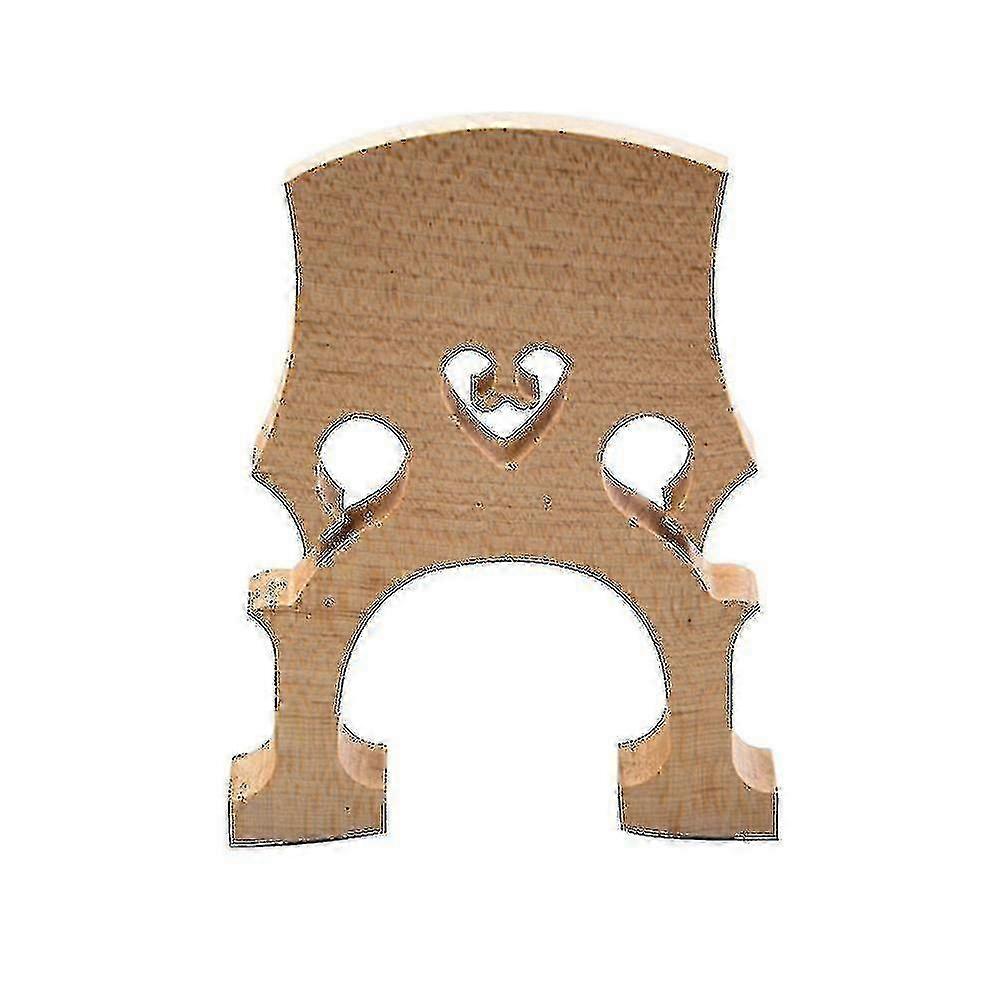 1pc Replacement Part 3/4 Size Maple Bridge Suitable for Double Bass Contrabass Upright Bass