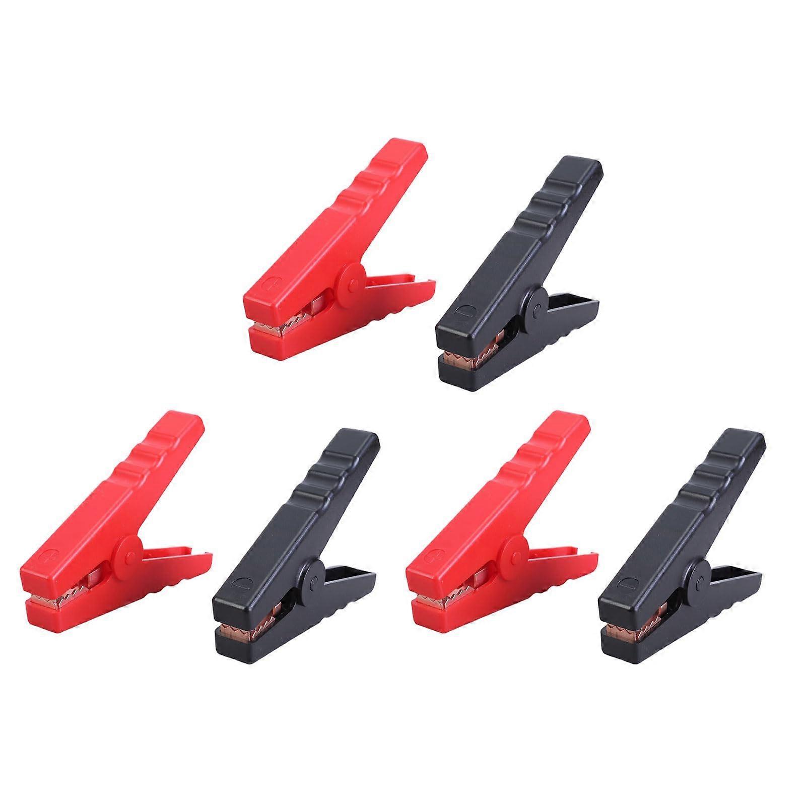 Set with 6 gripping clips, strong grip, corrosion resistance, battery terminals