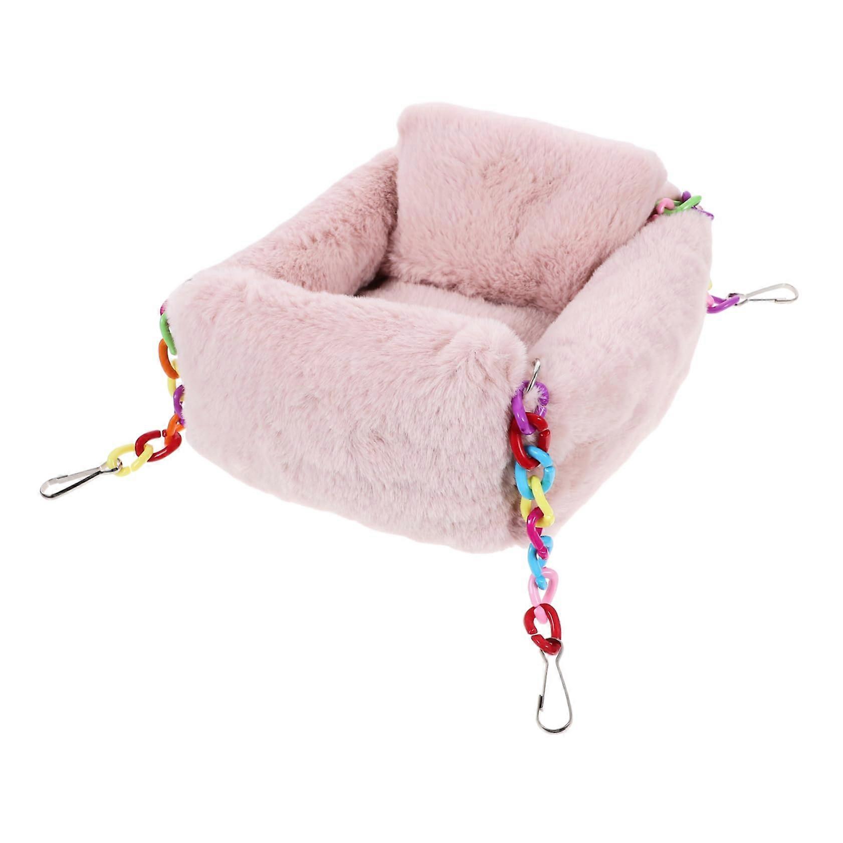Pet Warm Cotton Nest Stuffed House Bed for Guinea Pigs, Chinchillas, and Pigeons, Soft Cotton Material, Comfortable Design
