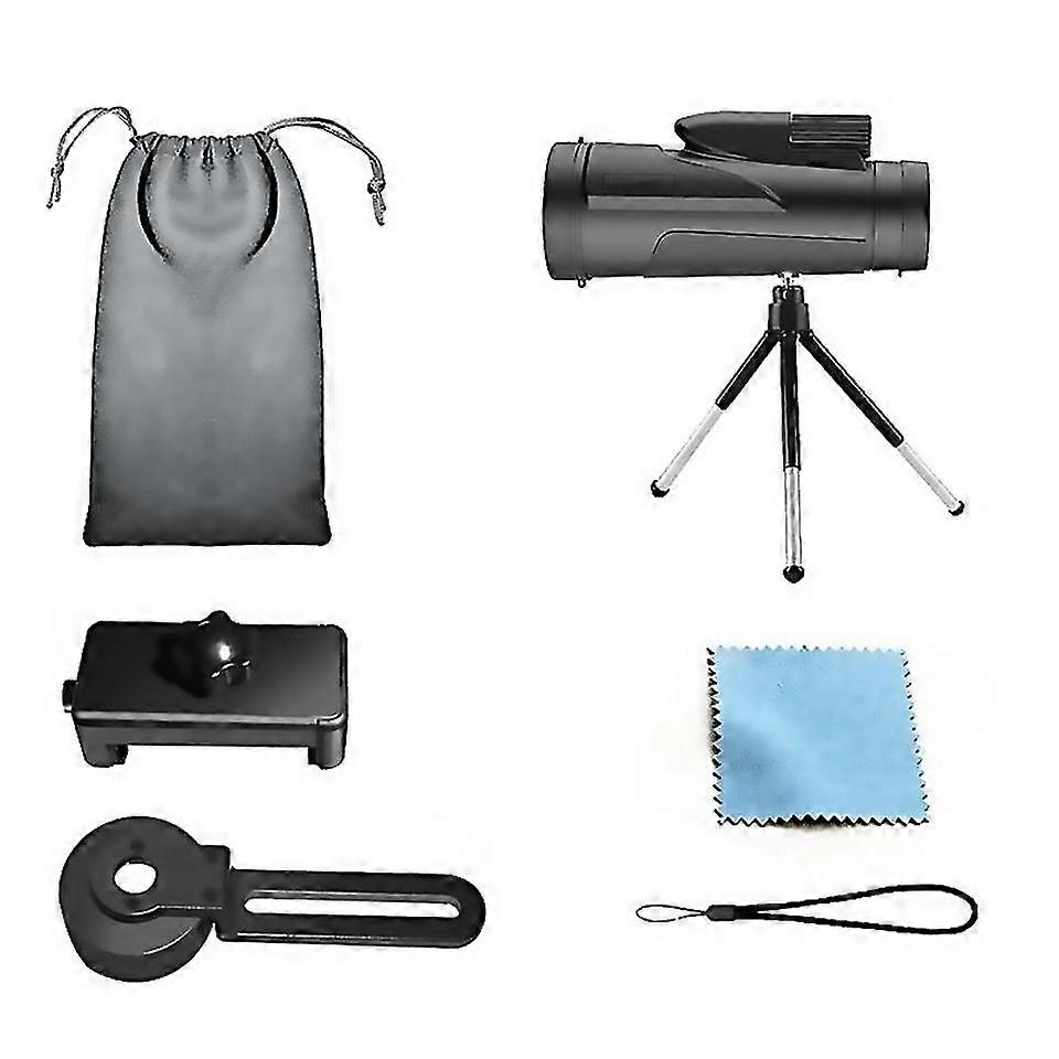 For All-optical Telescope High-power Mobile Phone Monocular