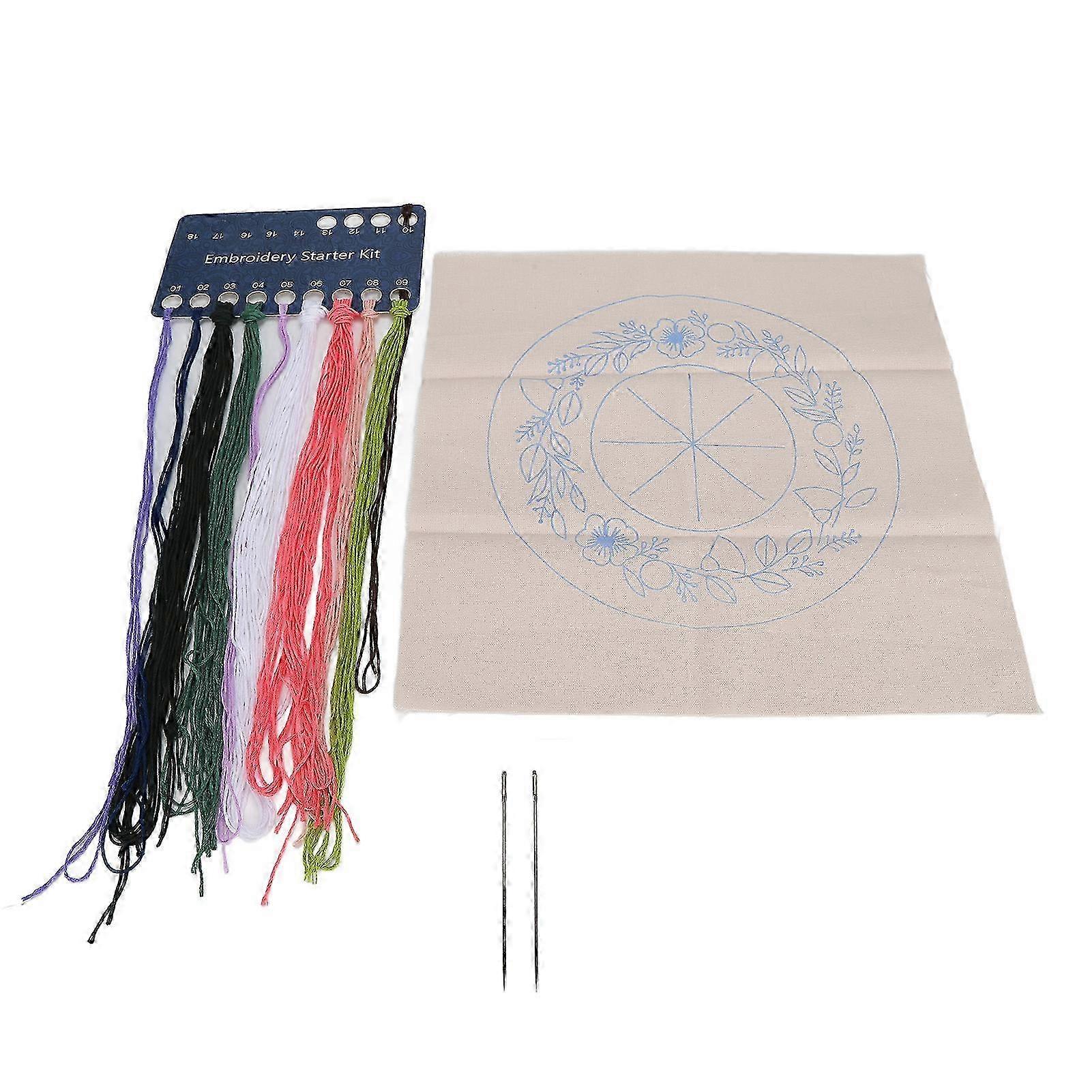 Multifunctional DIY Wreath Starter Kit with Colorful Patterns for Beginners