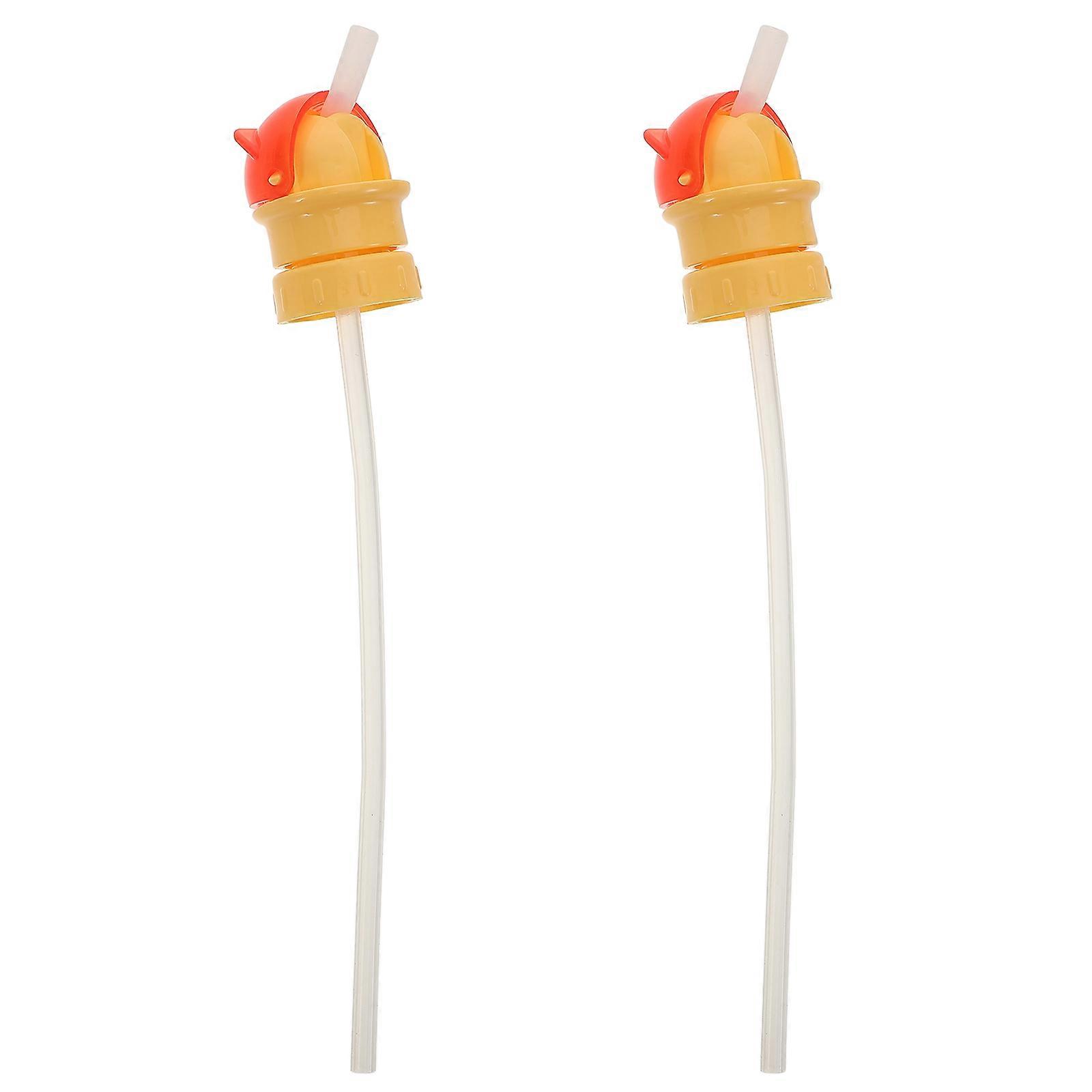 Replacements Water Bottle Caps Anti Red 2Pcs