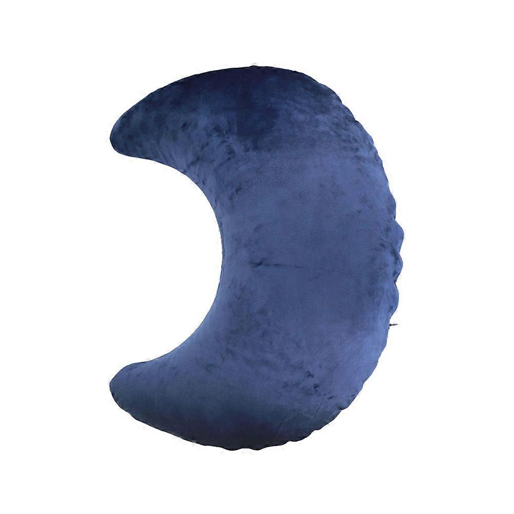Floor Pillow U Shape Inflatable Pillow Lightweight Office Use Blue 62x52cm 1Pcs