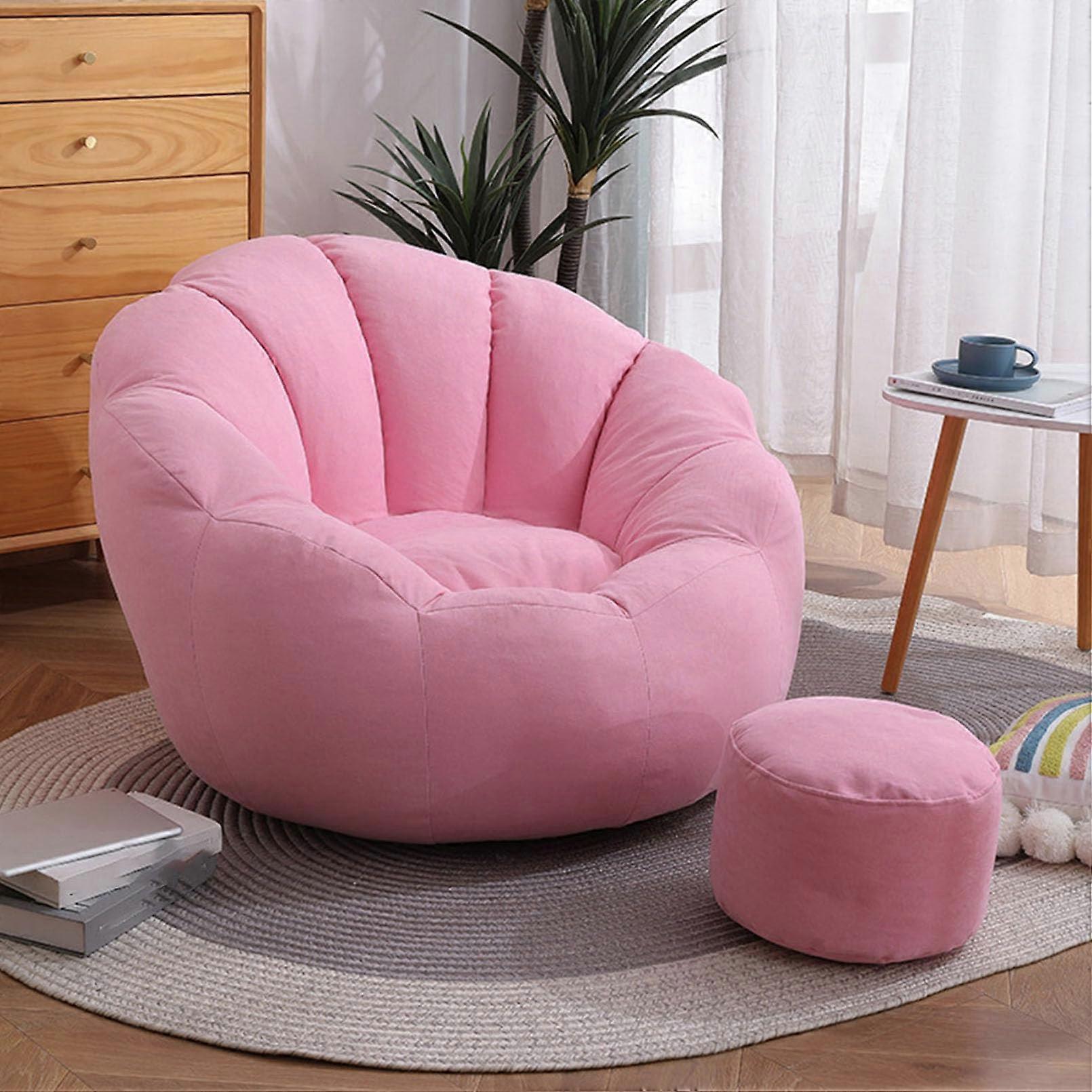 Garden Cover for Bean Bags in Ultra Soft Teddy Fabric, Pink