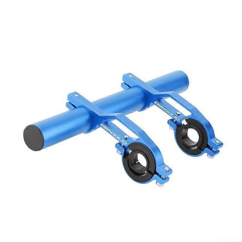 Aluminum Alloy Bicycle Handlebar Extension Device 200mm Blue - Lightweight and Functional Cycling Accessory