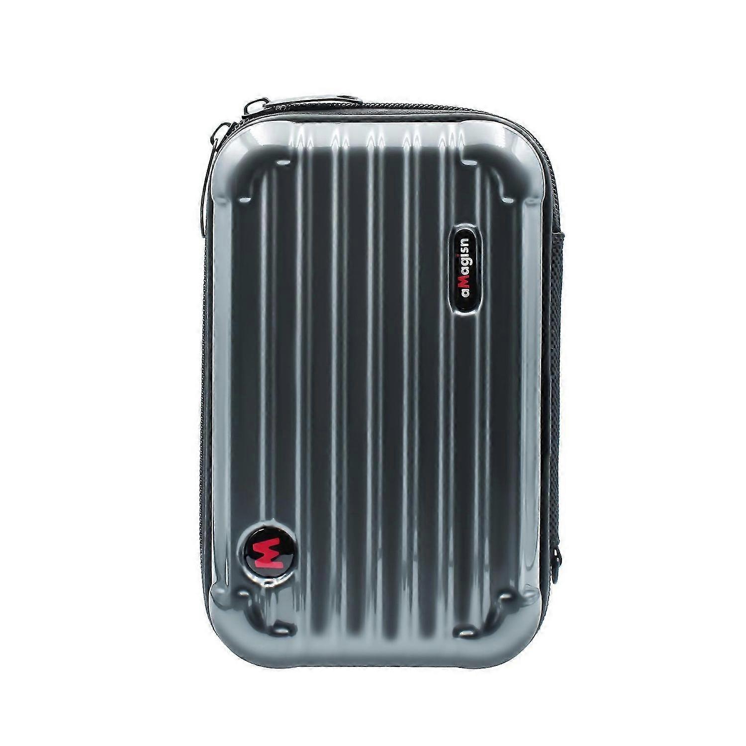 aMagisn AC03 Sports Camera Case Portable Storage Bag for Camera with Semi-open Design Detachable Interior Organizer Camera Protective Bag with Straps