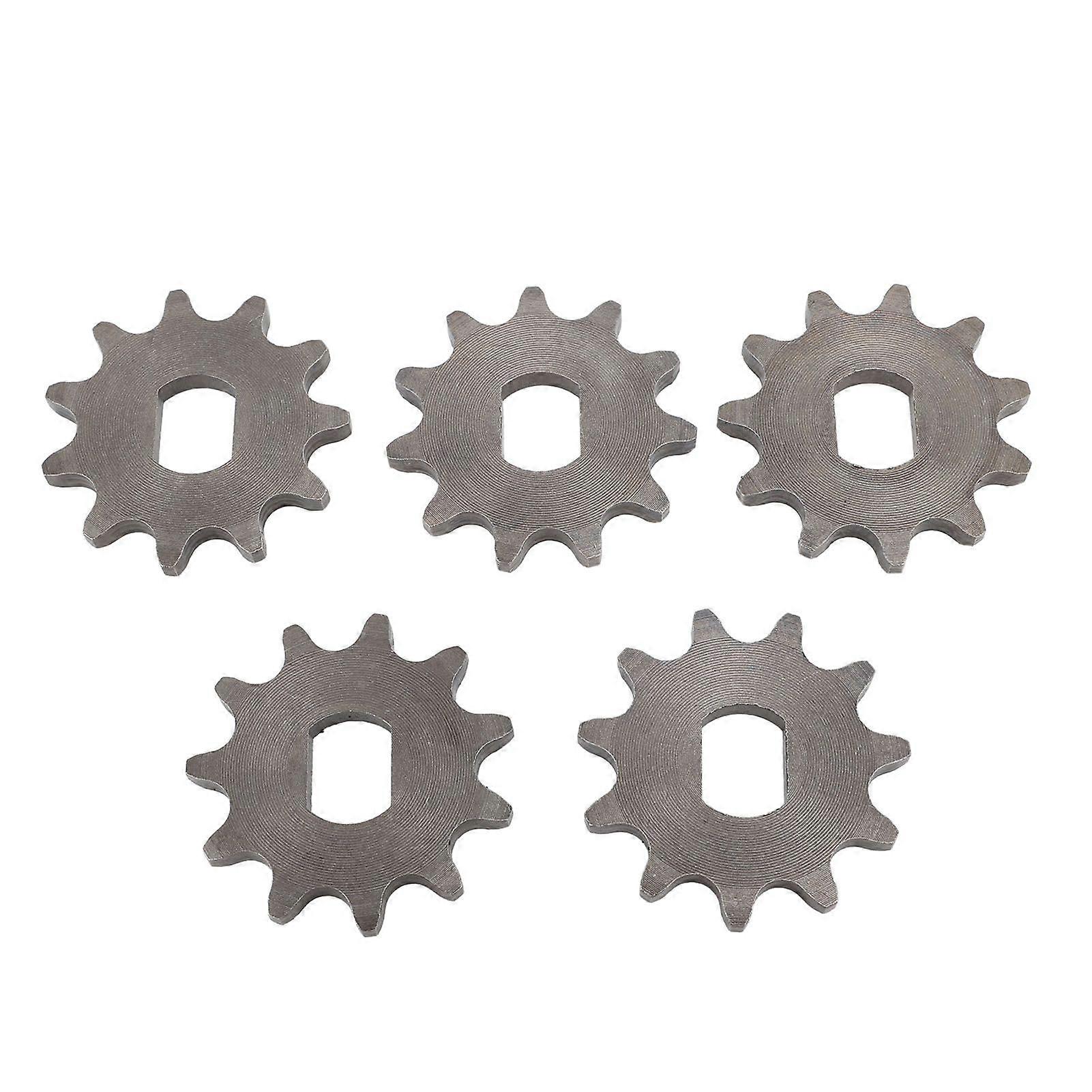 5pcs 420エンジンスプロケットスチール12x17mm内径モーターチェーンホイールMY1020高速モーター11TYMQX)