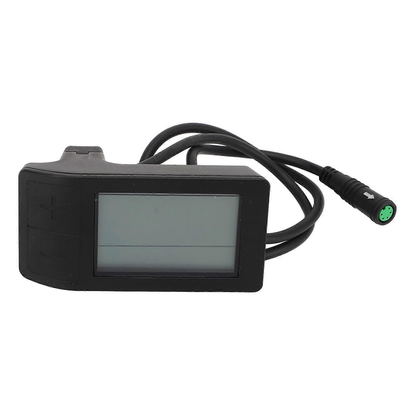 Elektrofahrrad LCD Display Meter Wasserdichter 5pin Stecker Fahrrad Conversion Meter für Bafang Controller 2448V YMQX)