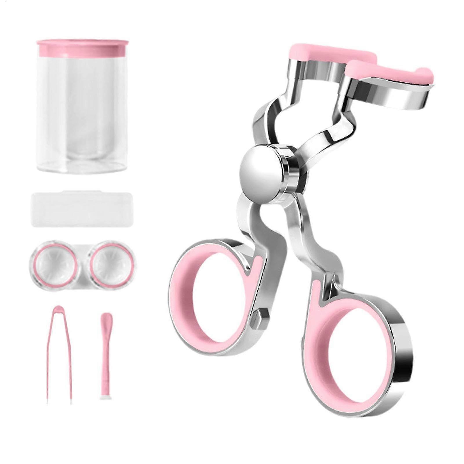 Portable Contact Lens Case with Tweezers, Travel Set for  Users, Beginners, and Outdoor Activities, A, See Description, See Description