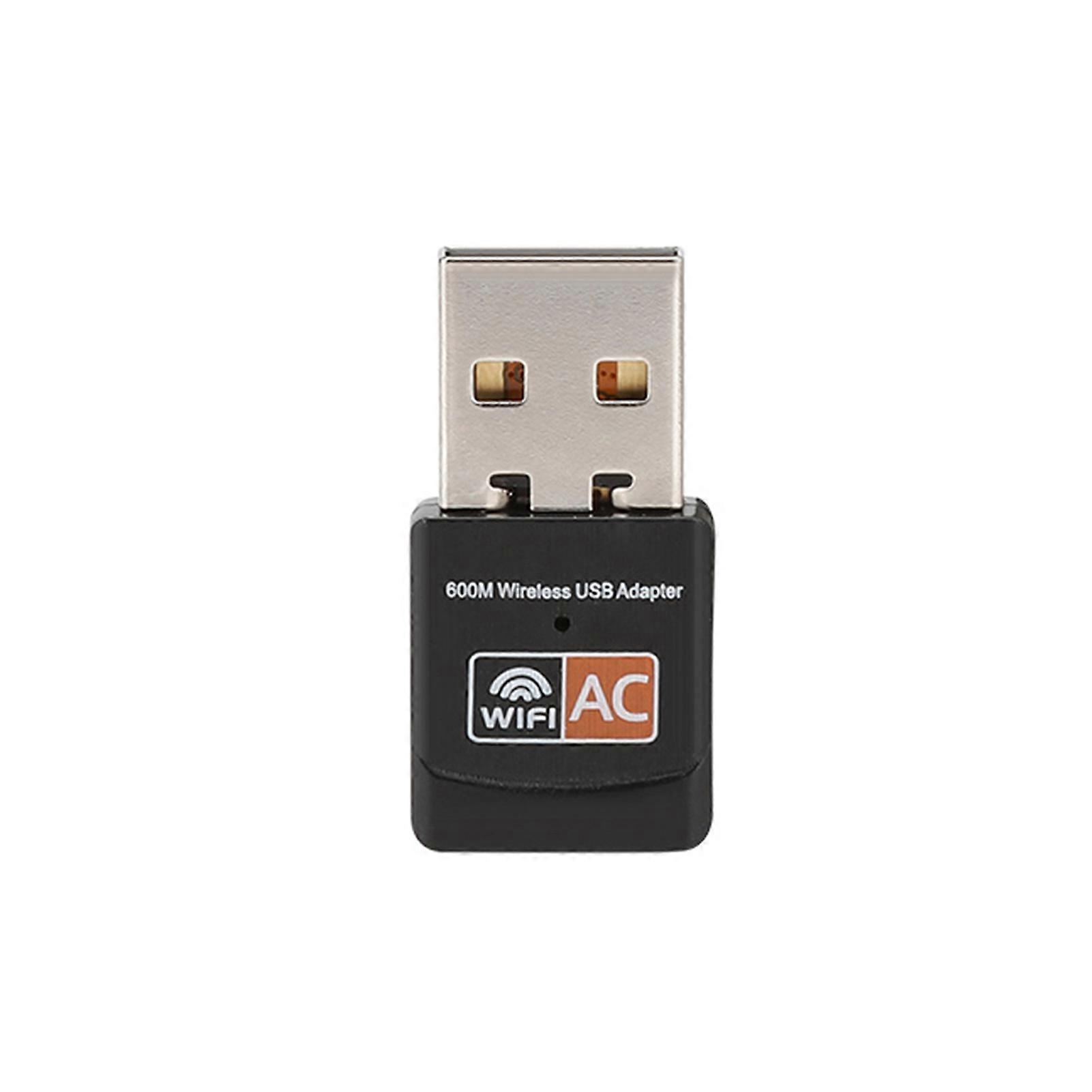 Carte réseau sans fil 802.11AC 600M double bande Adaptateur WiFi USB Antenne PCB intégrée