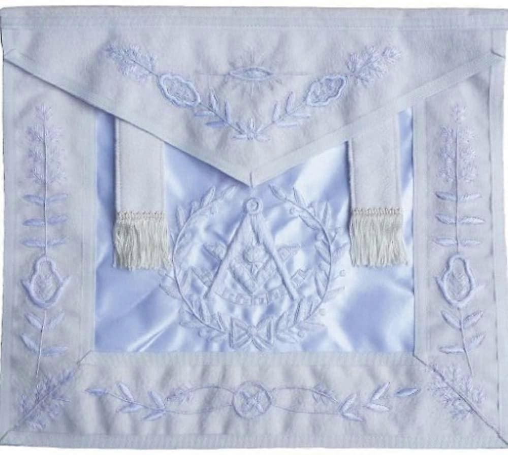Masonic All Past Master Apron With Wreath-satin
