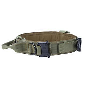 Pet Dog Collar Nylon Training Hunting Traction Collar with Steel Buckle Pet Accessory