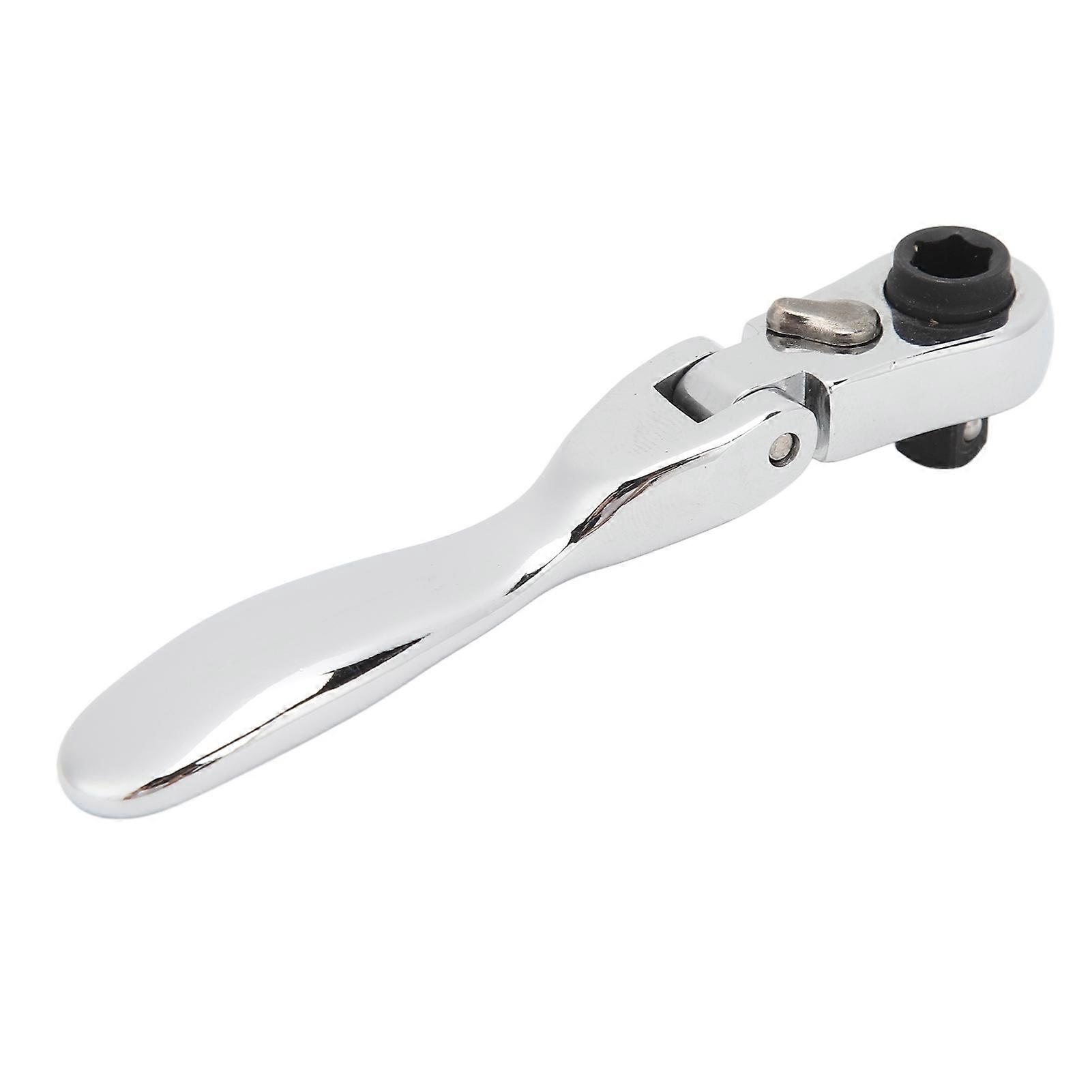 Ratchet Wrench Stubby Spanner Double Heads Repair Tool Both Way Rotatable Wrench Socket Bit Driver 