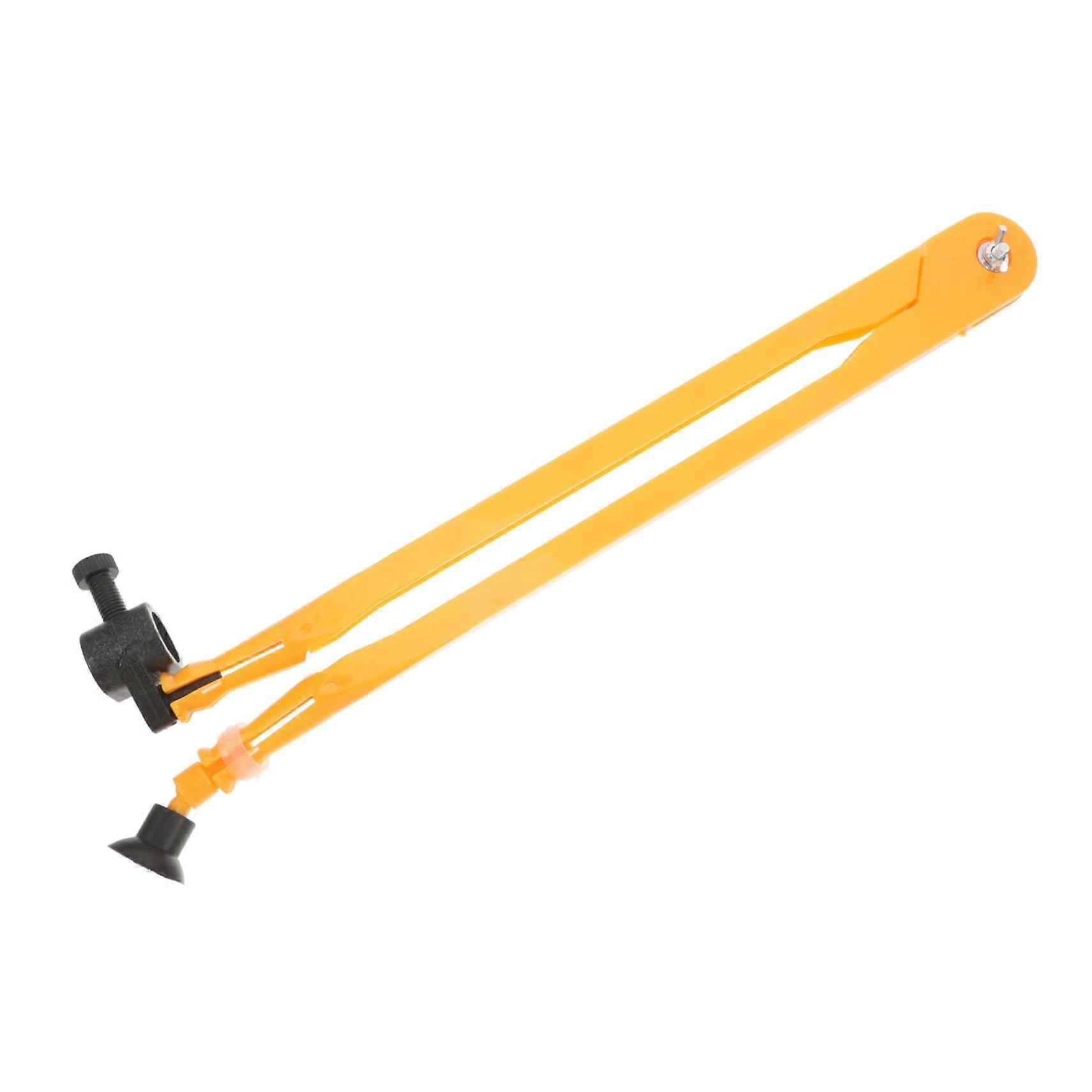 Plastic Compass For Classroom Use With Pencil ABS Orange Drafting And Drawing Demonstration Compass