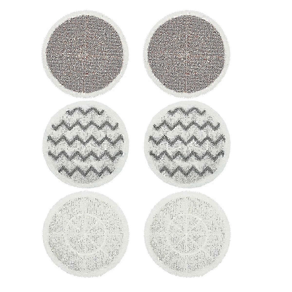 AURA 6Pcs for Bissell SpinWave Scrubbing Steam Mop Replacement Pad