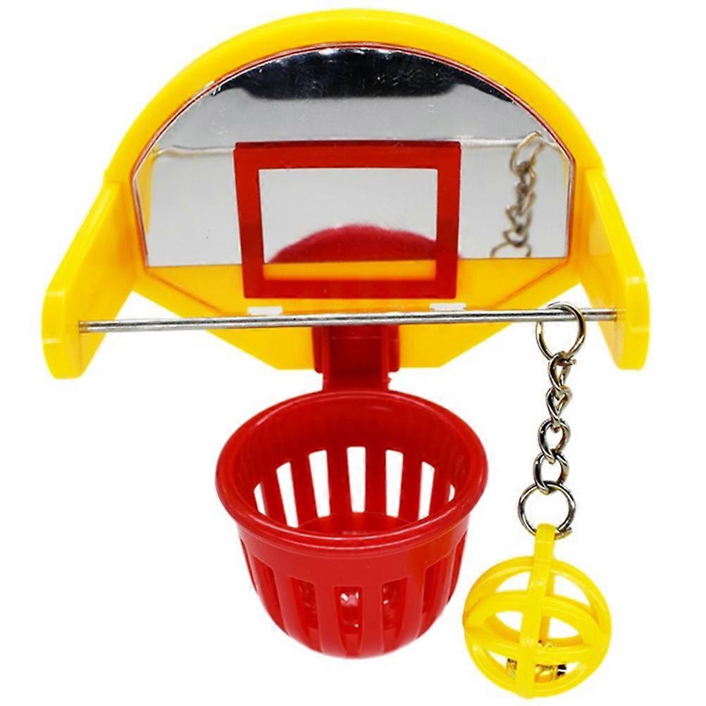 Parrot Plaything Bird Cage Basketball Toy For Small and Medium-Sized Birds 1Pack Boredom Release