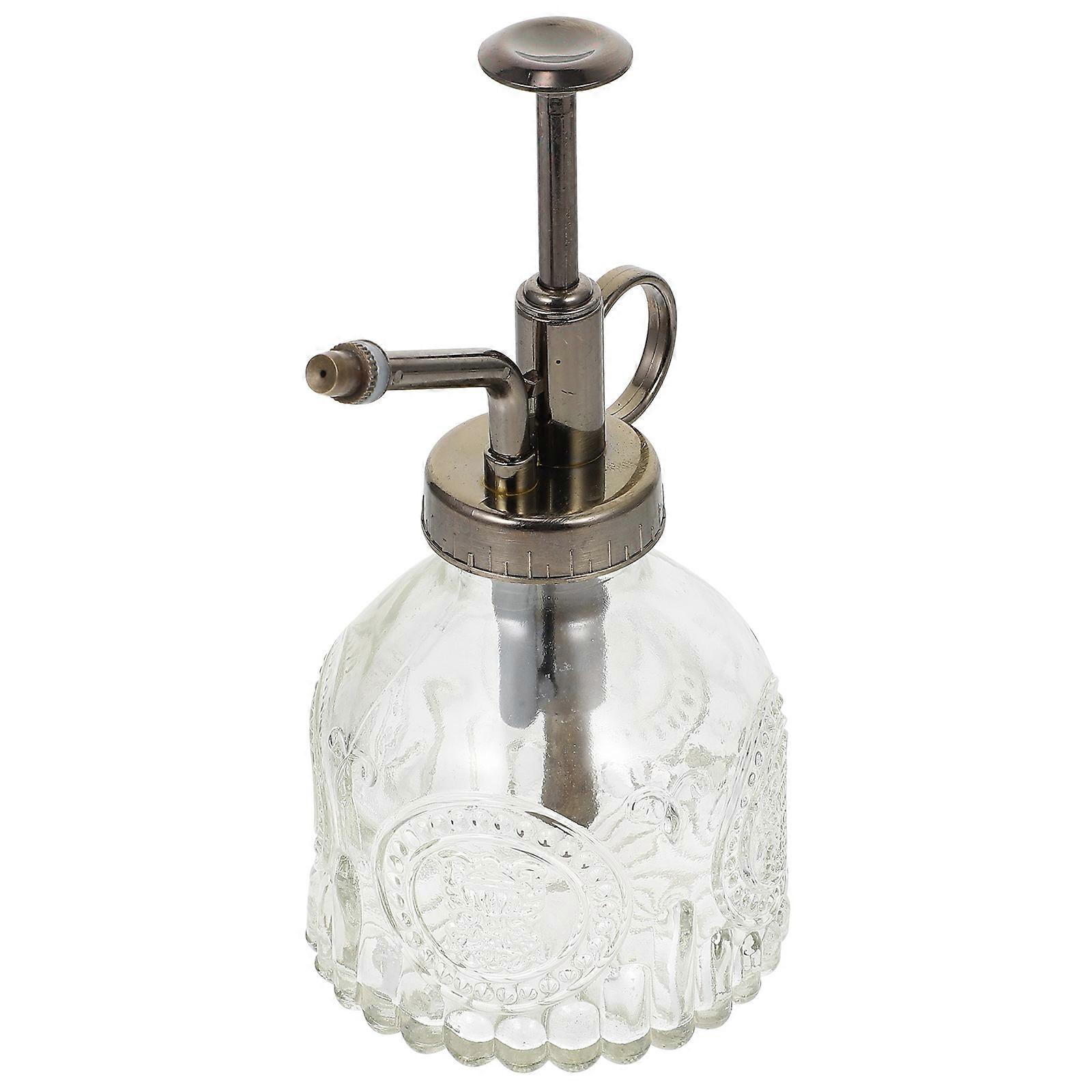 Retro Spray Bottle Carved Design Aluminium Alloy For Plant Care 1Pack