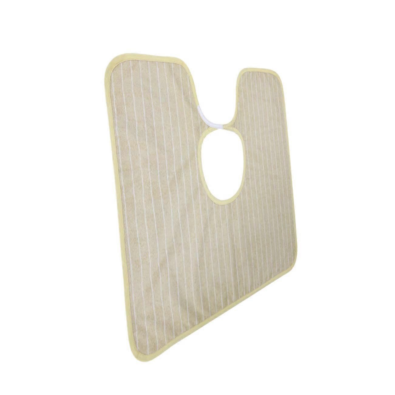 Dining Apron for Elderly, Large Leak-Proof Bib for Bedridden Patients, Waterproof Fabric, Full Coverage for Mealtime
