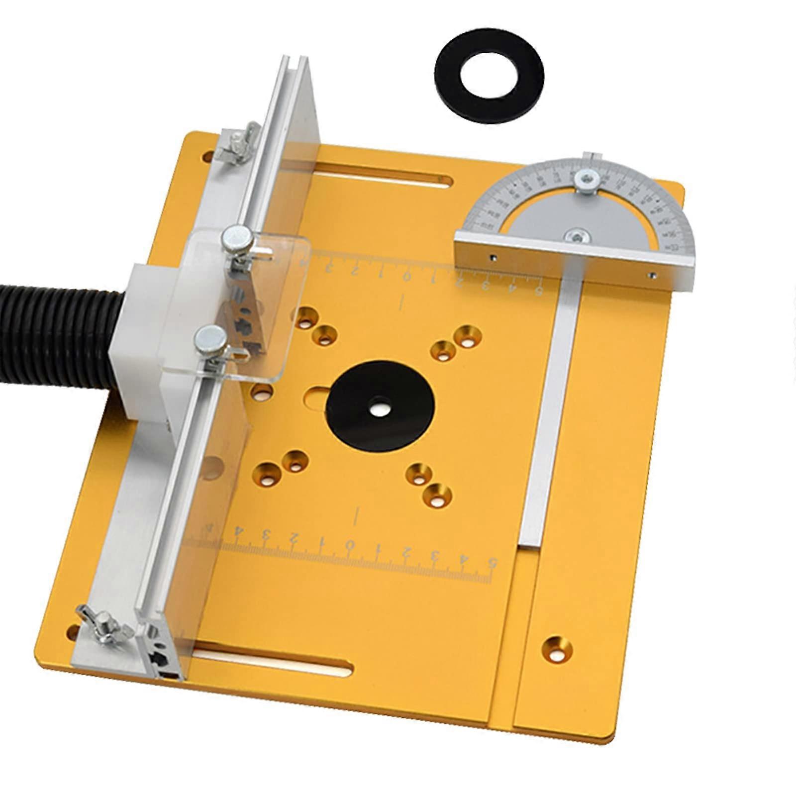 Router dust collector, aluminum alloy trimming machine, flip board, circular cutting device for woodworking