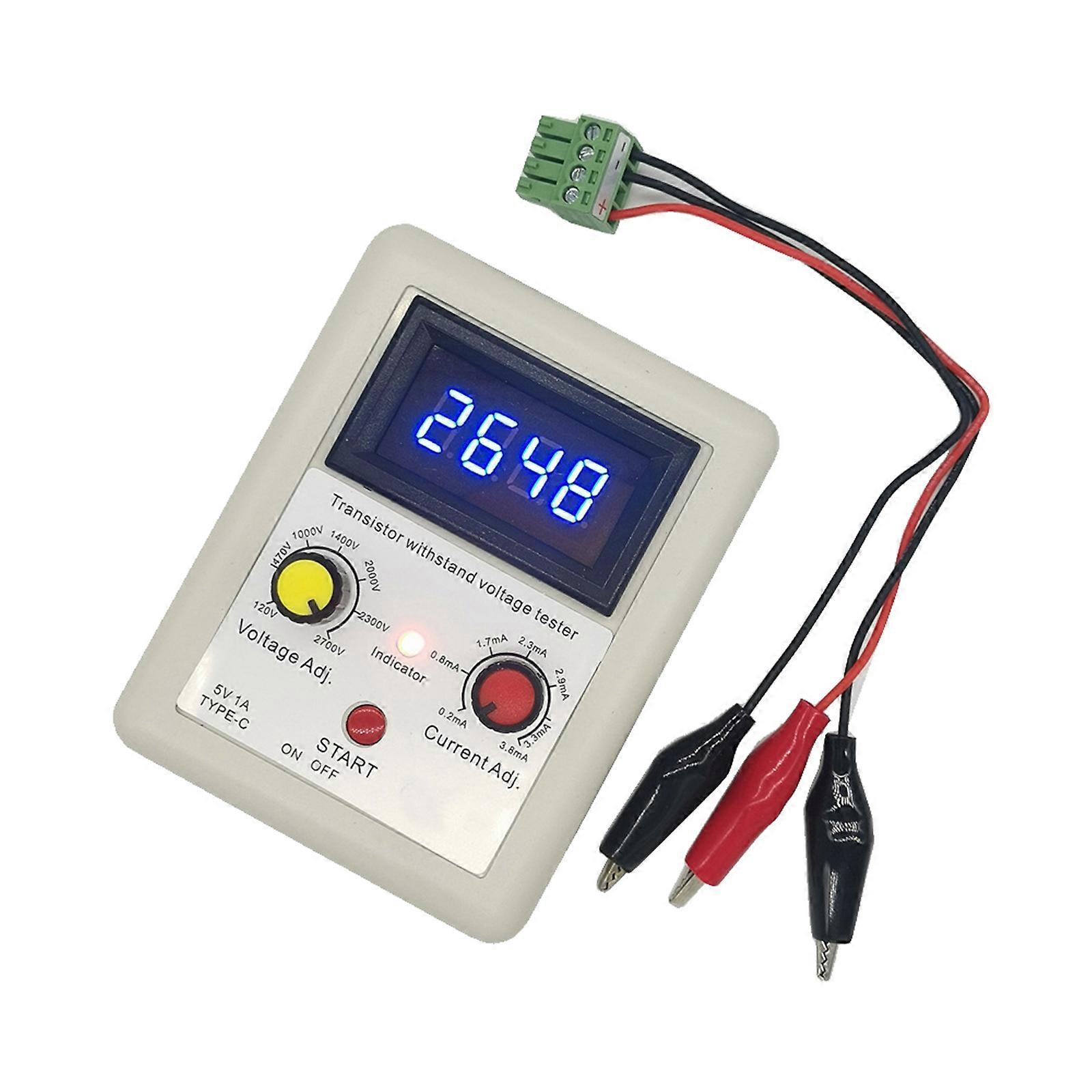 Multifunctional Backlights Transistors Tester for Diodes Triode Capacitors Resistors Transistors NPN MOSFET  blue light