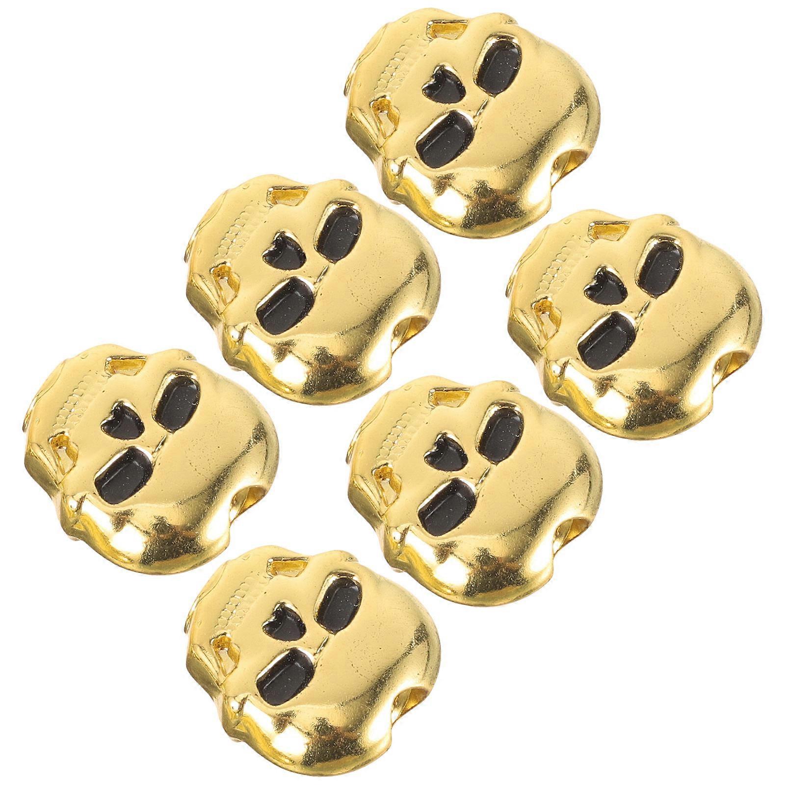 Tuning Pegs Electric Guitar Skull Shaped Tuner Machine Heads Tuning Keys Beginners Guitar Maintenance 1.70X1.50X0.60CM 6Set