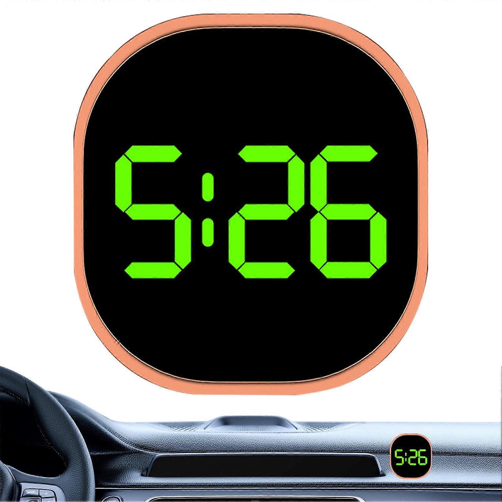 Dashboard Clock, Clear LCD Screen, Dashboard Watch, Vehicle Adhesive Clock with LCD Time Display for Car, Truck