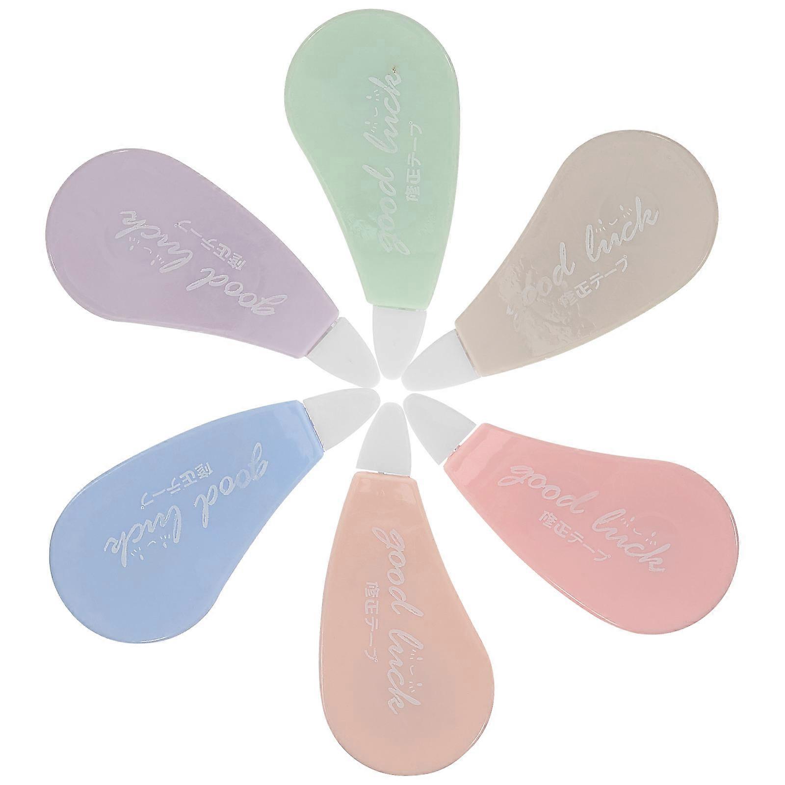 Aesthetic Correction Tape for School Supplies with Ergonomic Design and Smooth Writing Experience Assorted Color