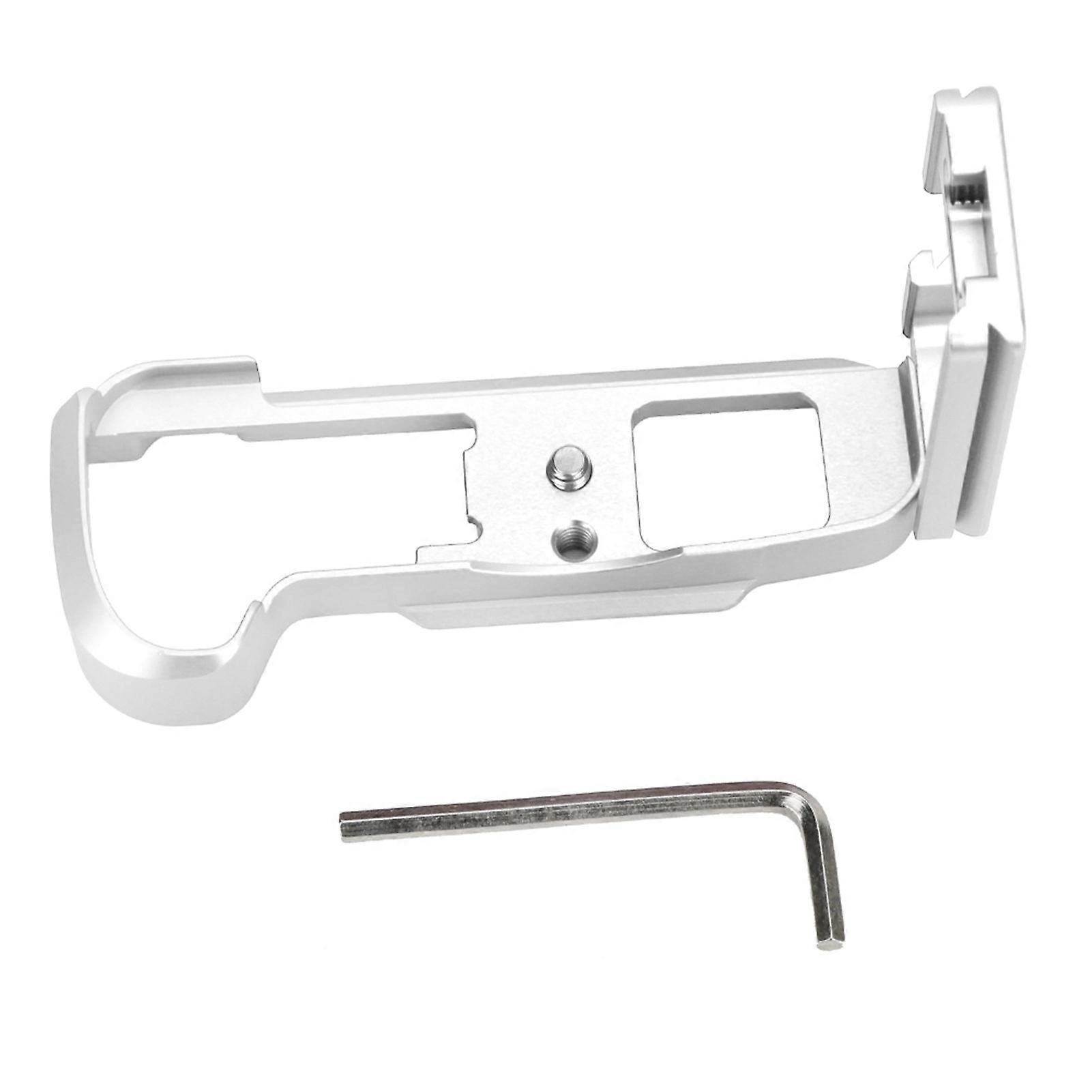 Aluminium Alloy L shape Quick Release Plate for Canon EOS M50 Mirrorless Camera(silver )