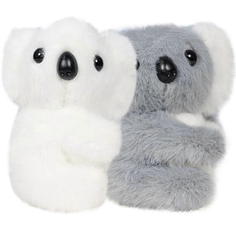 Plush Keychain Bear Shaped Soft Pendant Ornaments Lightweight Fluffy Stuffed Doll Accessories for Bags Backpacks Keys Friends Family