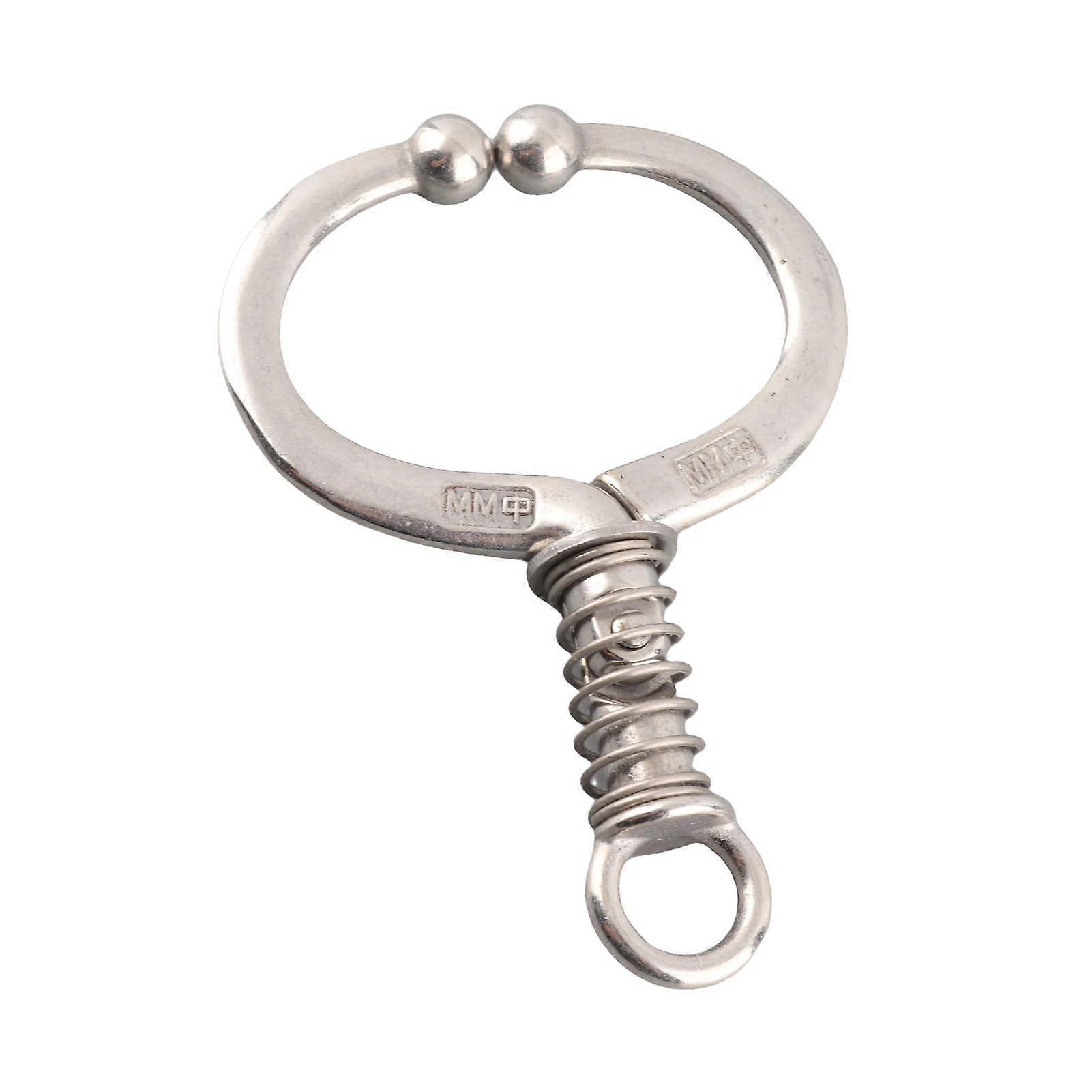 Bullennasenring Stainless Steel Bull Nose Ring For Cattle Farming Medium W Spring Model Veterinary Use Durable Nose Clamp