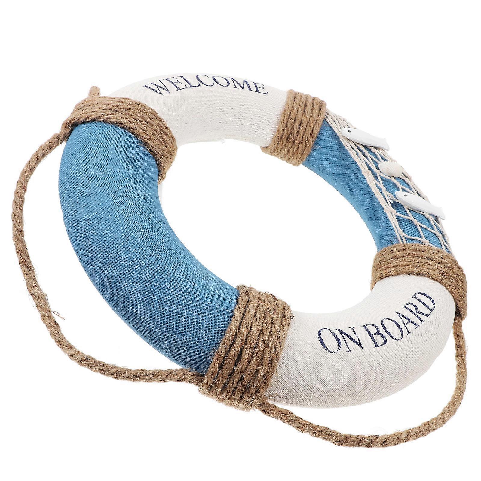 Nautical Life Ring Decor, Perfect for Welcoming Guests on Boats or Pools