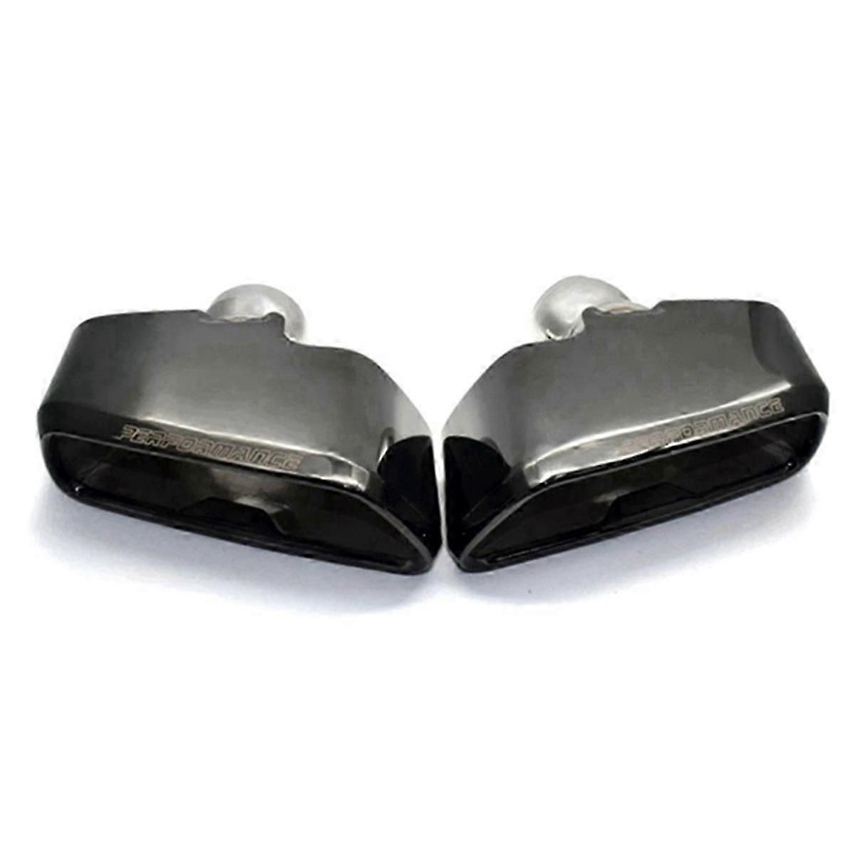 Car Exhaust System Muffler MP Style Square Port Exhaust Tailpipe Automobile for 5 Series G30 G38 540