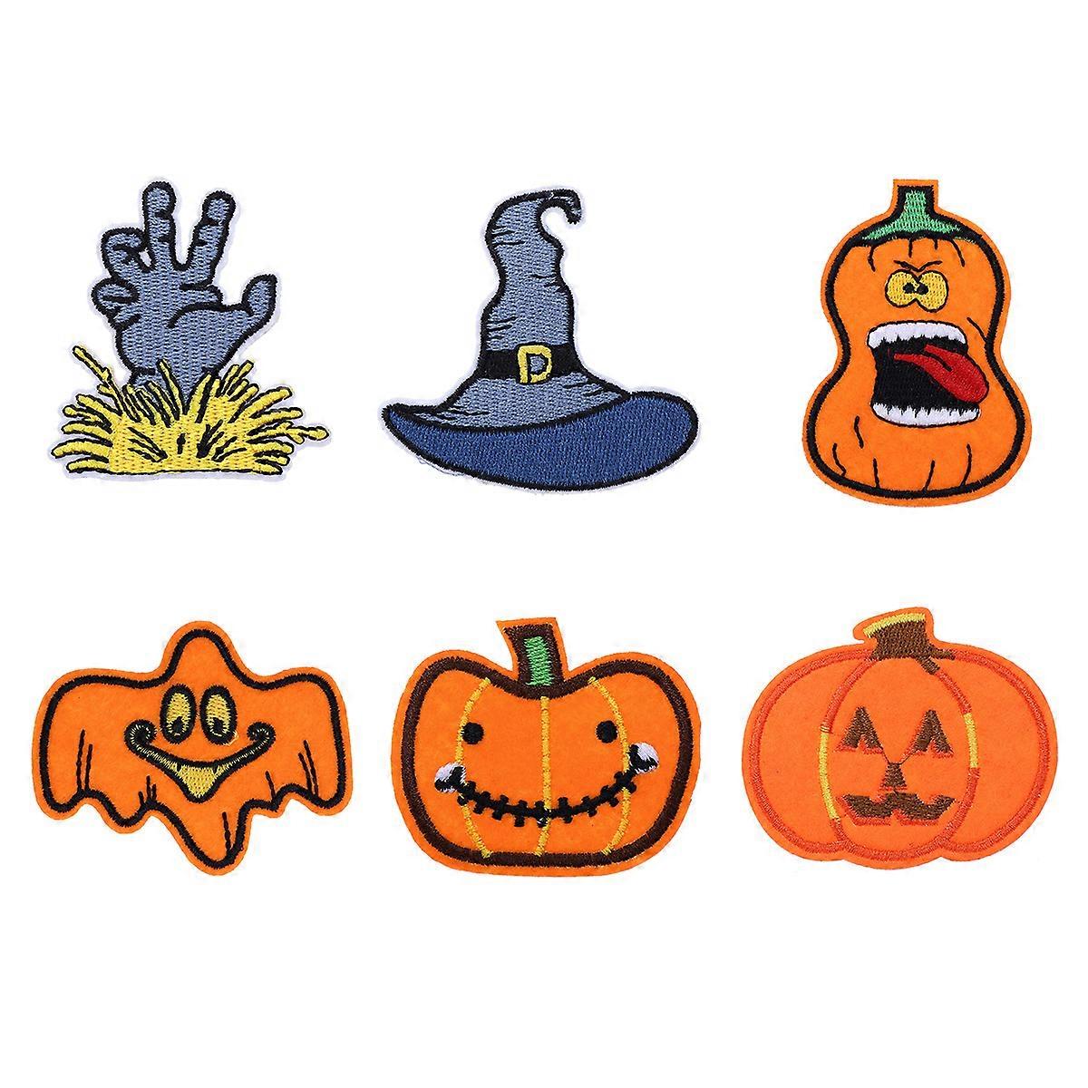 Iron On Applique Patch For Halloween DIY Accessory Suitable For Clothes Approx 6.5 X 6.2Cm 1Pack