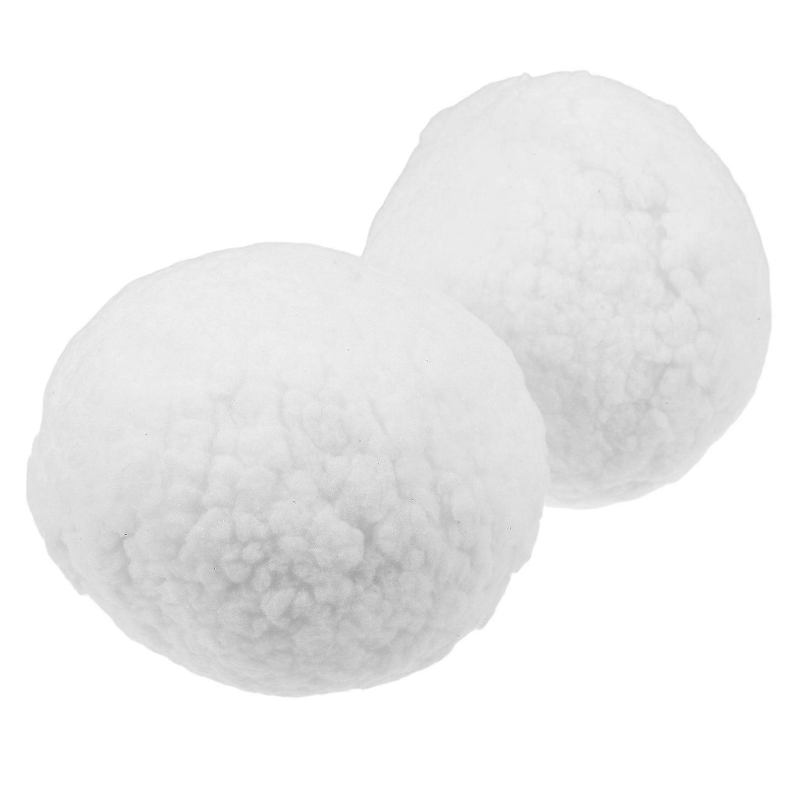It sounds like you're referring to a product listing or description for **white plush pom pom balls** used in DIY Christmas decorations, especially