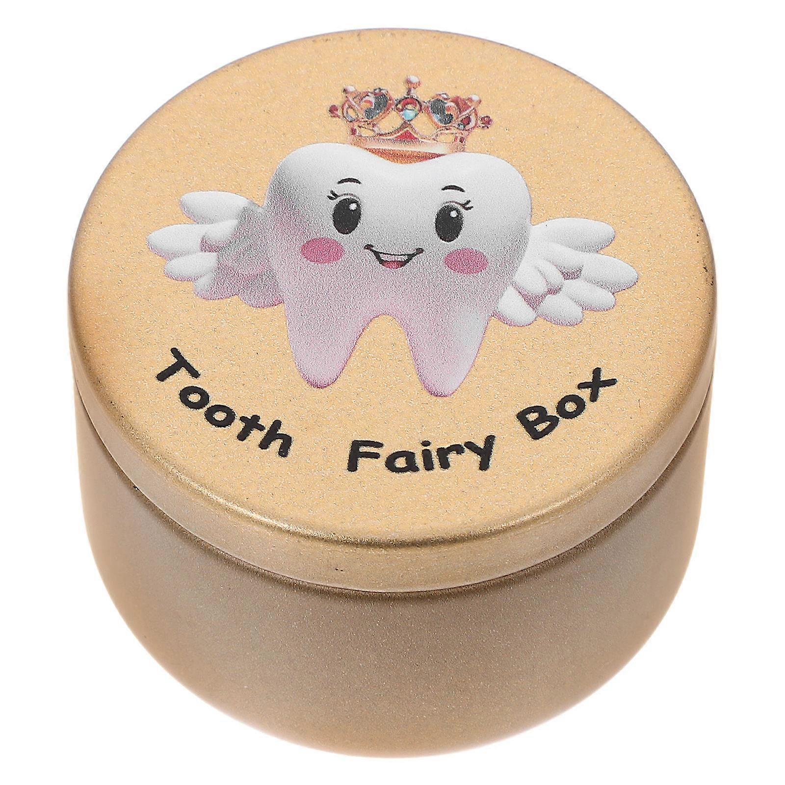 Golden Tooth Keepsake Box – Versatile Storage Organizer for Showers and Memorabilia