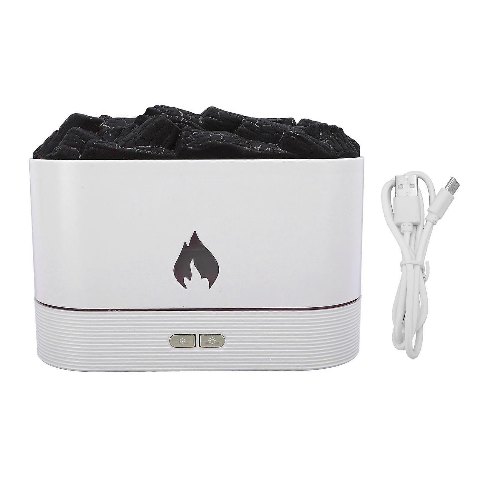 Flame Aromatherapy Diffuser Quiet Relaxing Decorative Desktop Flame Humidifier Aromatherapy Machine