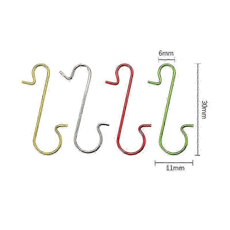 300PCS Christmas Ornament Hooks Set for Tree Decorations