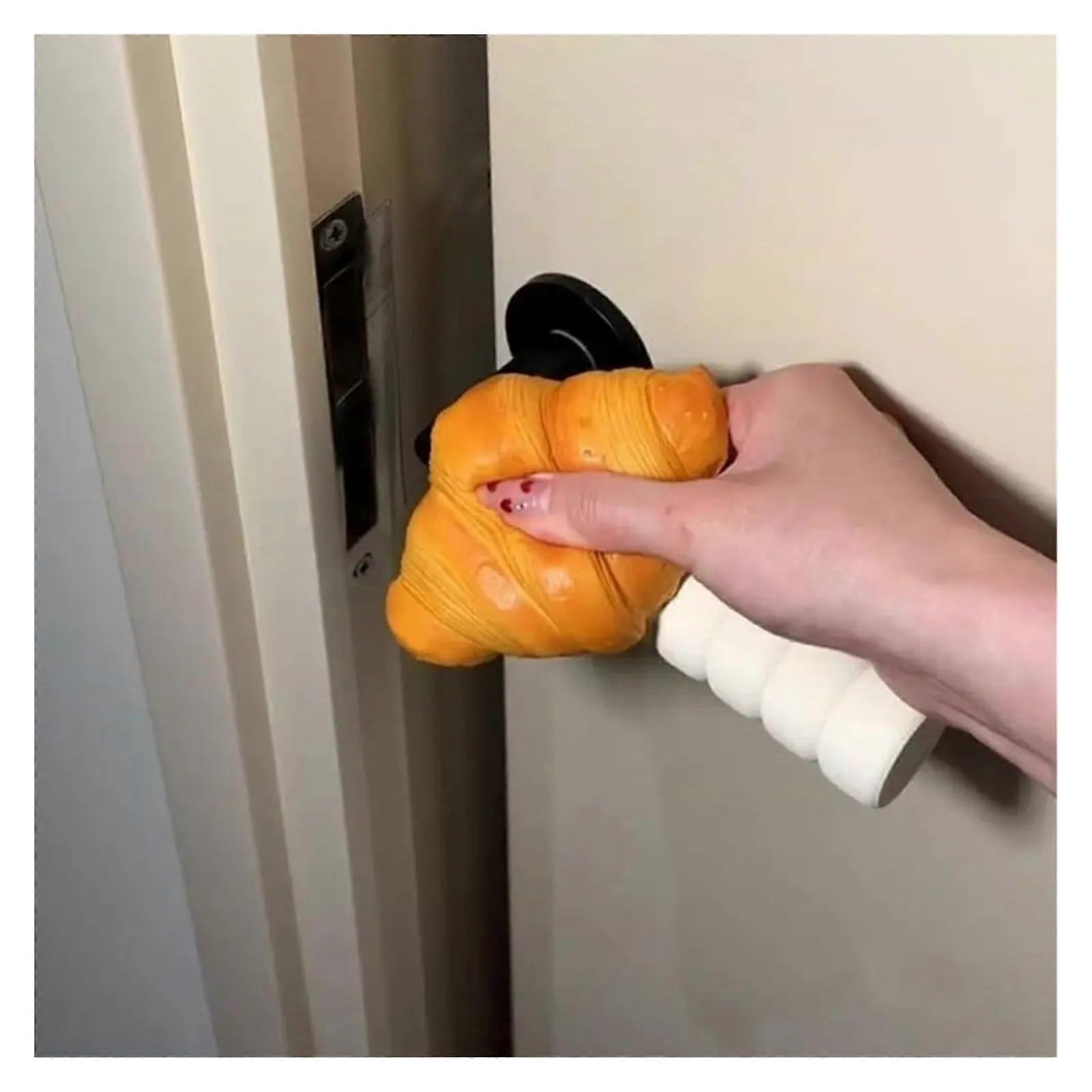 Door Handle Buffer 1 Pair Washable Anti-Static Door Handle Covers Dustproof Soft Foam Thickened Non-Slip Model B