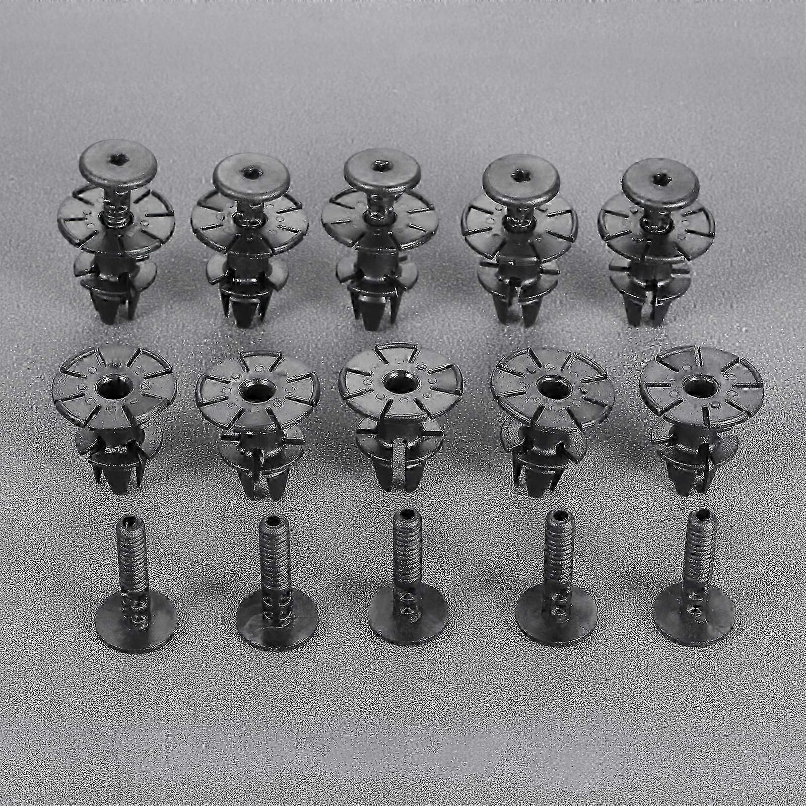 Exterior Side Sill Skirt Pin Sp Clips for Car Models Including 3 Series E90 E91 E92 E93 - 10 Sets of Clips