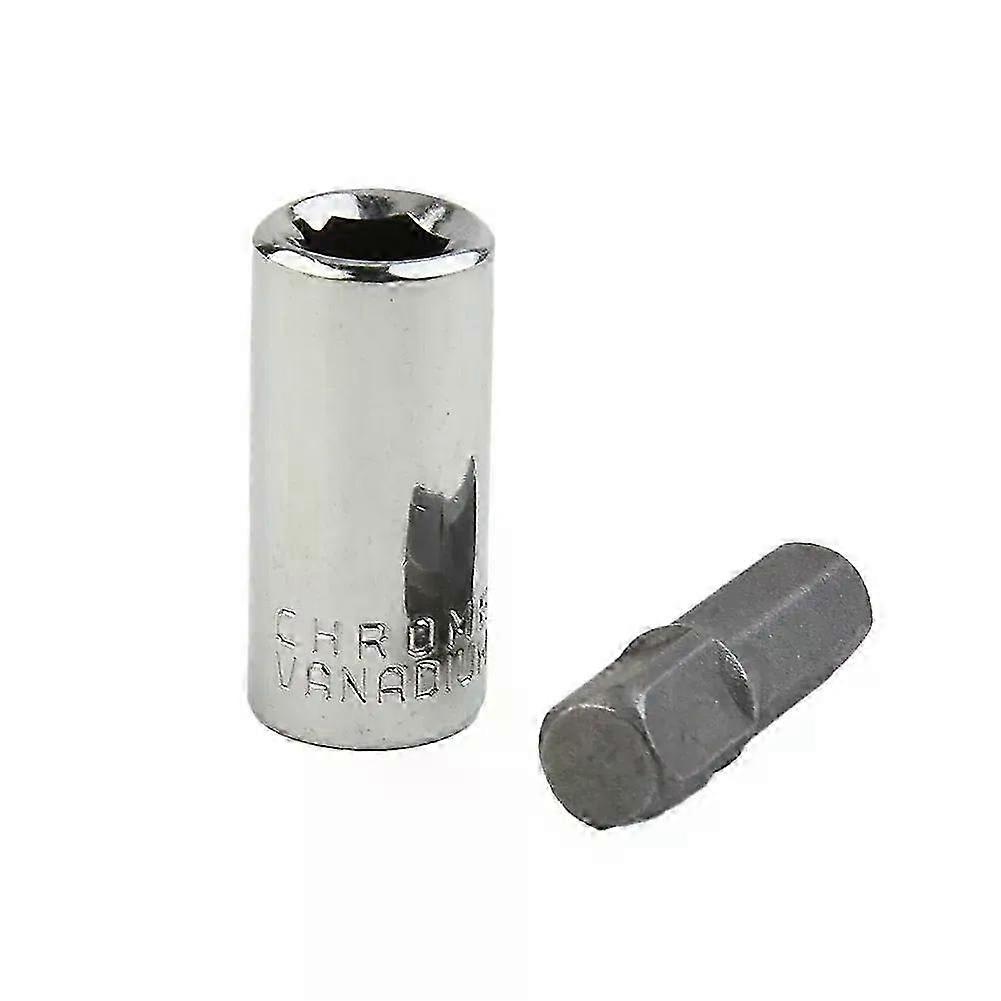 1/4 Ratchet Socket Adapter 63mm Square Drive To 1/4 Hex Shank Socket Bits Converter  Screwdriver Holder Adapter Power Tool hwy