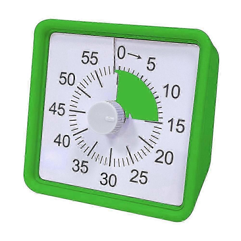 60 Minute Visual Timer for Kids, Visual Countdown Timer for Office Kitchen Pomodoro Timer with Sile