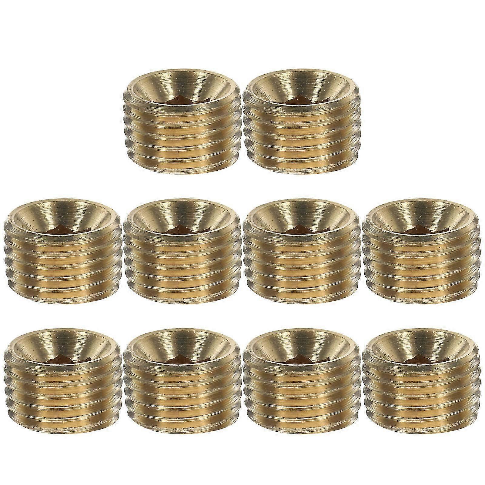 10pcs 1/4 NPT Pipe Plugs for DIY Plumbing Projects at Home