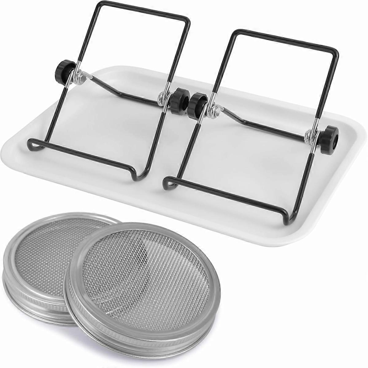 Edelstahl-Mesh-Keimset für Weithalsgläser