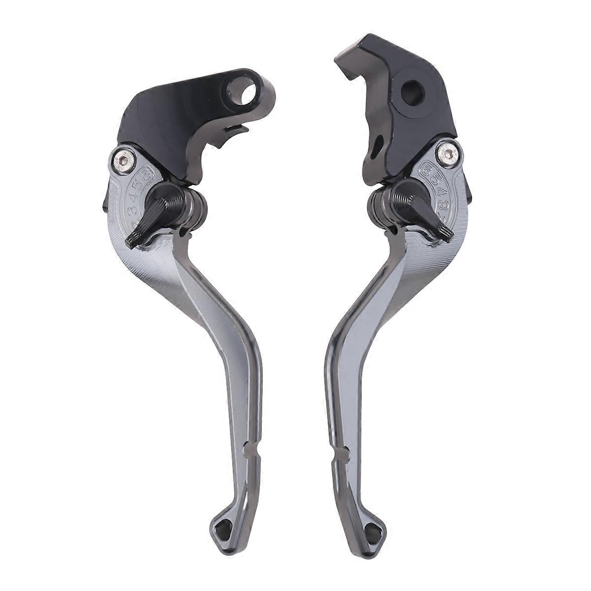 Motorcycle Brake Bull Horn Adjustable Brakes Clutch Levers for