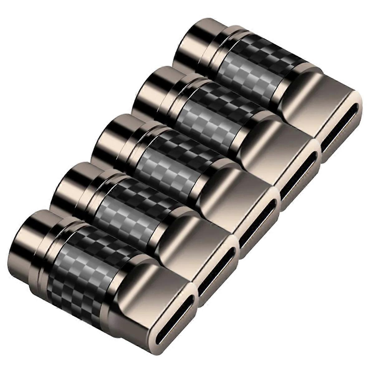 USB C Connector with Chip ALC5686 Type-C Connector Shell 5pcs Black