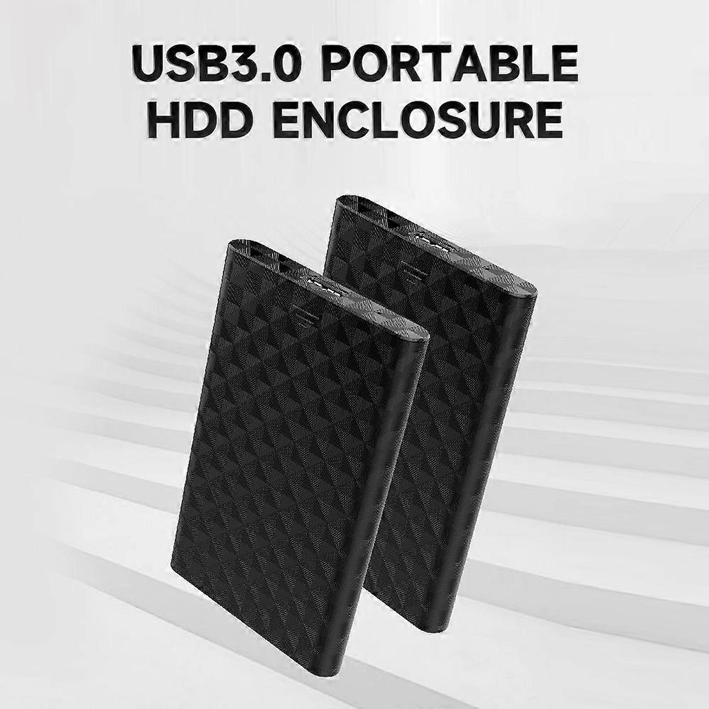 Lenovo S-02 Portable Hard Disk Case 2.5 inch USB3.0 SATA External HDD Enclosure Tool-free Installation Intelligent Sleep (Not Inclube Hard Disk)