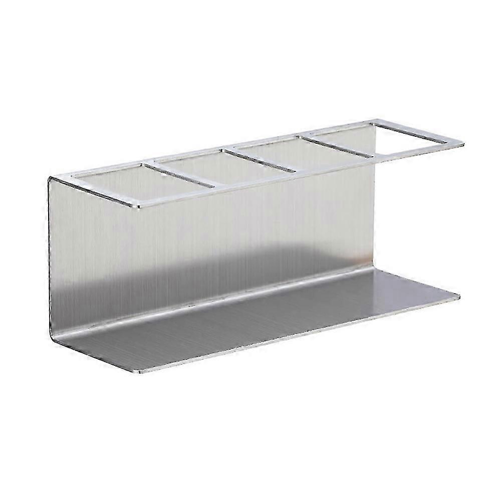 Stylish Toothbrush Organizer with Toothpaste Holder, Secure Wall Installation